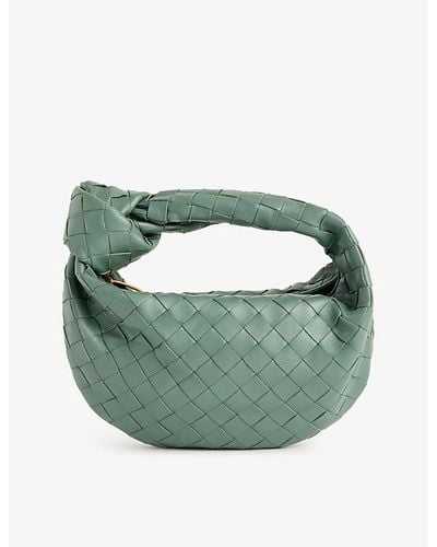 Bottega Veneta Jodie Mini Leather Top-handle Bag - Green