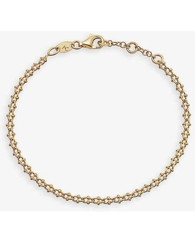 Astley Clarke Aurora Beaded 18ct Gold-vermeil Chain Bracelet - Metallic