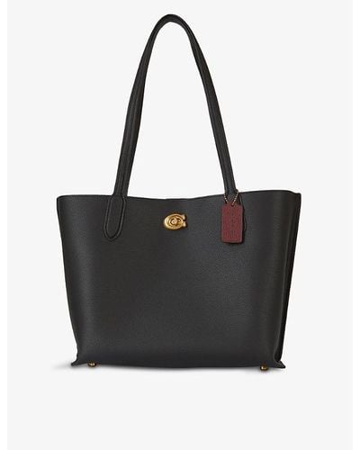 COACH Wilow Faux-leather Tote Bag - Black