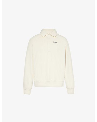 Givenchy Brand-embroidered Regular-fit Cotton-blend Sweatshirt - White