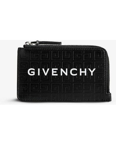 Givenchy Branded Faux-leather Cardholder - Black