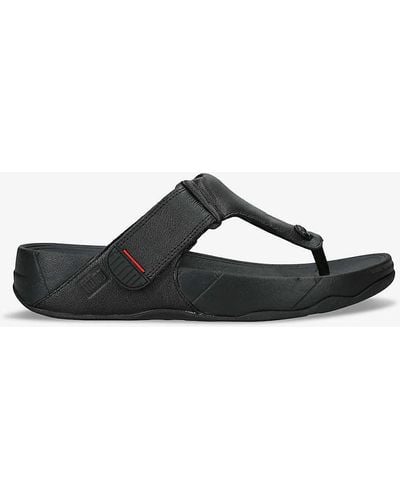 Fitflop Trakk-ii Water-resistant Woven Sandals - Black