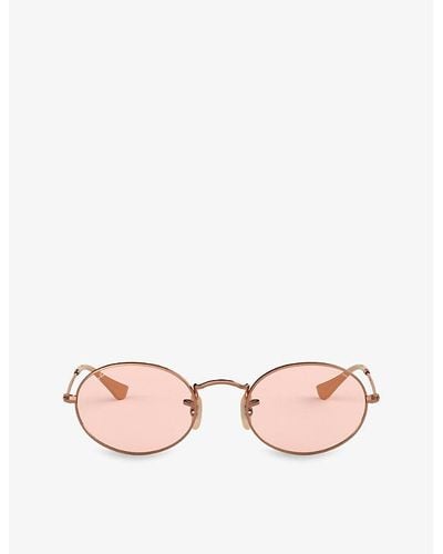 Ray-Ban Oval Sunglasses - Pink
