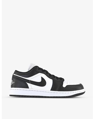 Nike Air Jordan 1 Low Chunky Sole Leather Low-top Sneakers - White