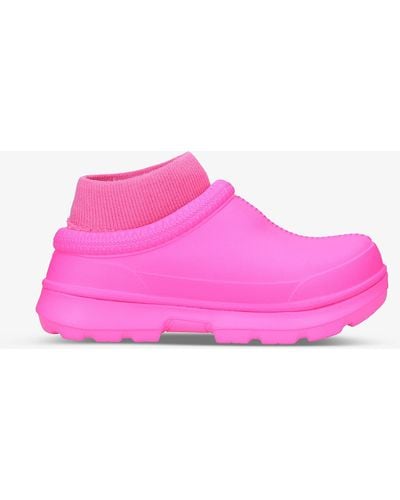 UGG Tasman X Sock-lined Rubber Rain Slippers - Pink