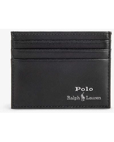 Polo Ralph Lauren Foil-logo Leather Card Holder - White