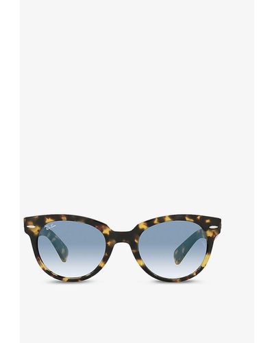 Ray-Ban Rb2199 Orion Geometric-frame Acetate Sunglasses - Yellow