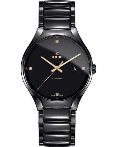Rado R27056712 True Ceramic And Diamond Watch - Black