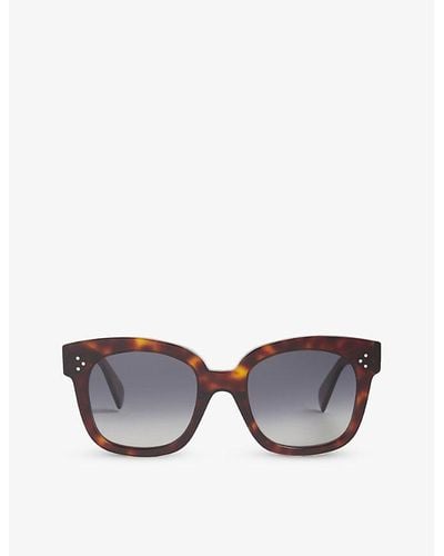 Celine Square Frame Sunglasses - Gray
