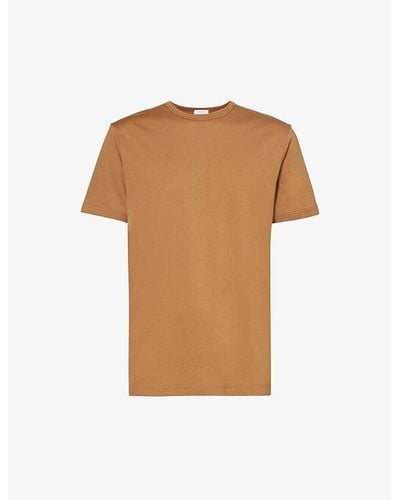 Sunspel Short-sleeved Crewneck Cotton-jersey T-shirt X - Multicolor
