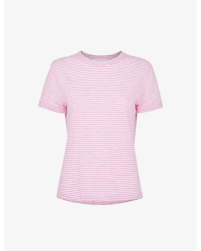 Whistles Emily Striped Cotton-jersey T-shirt - Multicolour