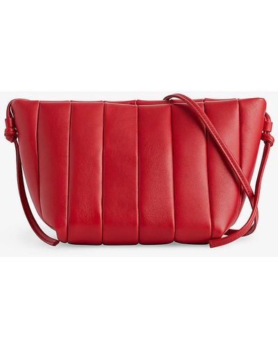 Maeden Boulevard Quilted Leather Cross-body Bag - Red