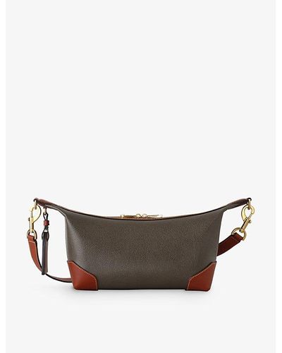 Mulberry Heritage Clipper Woven-blend Cross-body Bag - Brown