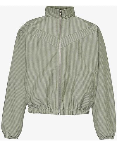Sunspel X Nigel Cabourn Relaxed-fit Cotton-blend Jacket - Green