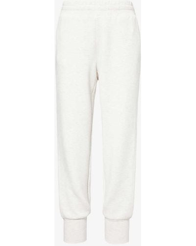 Varley The Slim Cuff 27.5' Relaxed-fit Mid-rise Stretch-woven jogging Botto - White