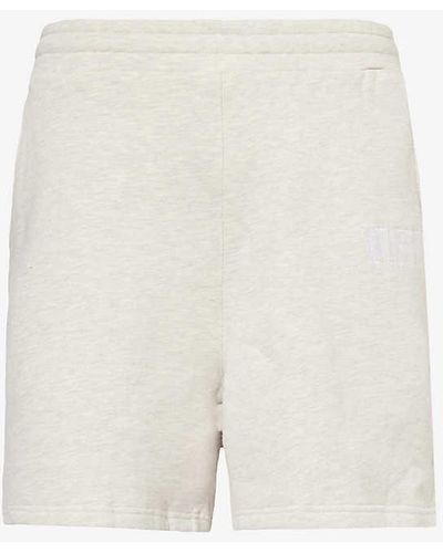 AWAKE NY Awake Brand-embroidered Cotton-jersey Shorts X - White