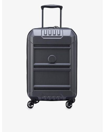 Delsey Rempart Double-wheel Woven Suitcase - Blue