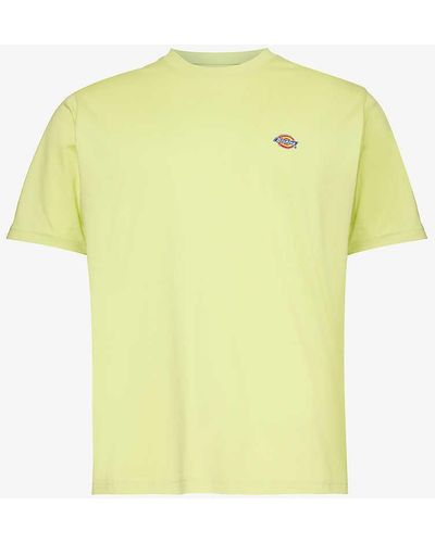 Dickies Mapleton Brand-print Cotton-jersey T-shirt X - Yellow