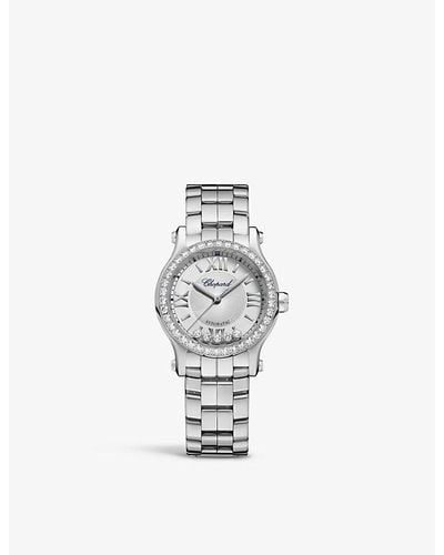 Chopard Happy Sport 278573-3014 And 0.14ct Diamond Automatic Watch - White