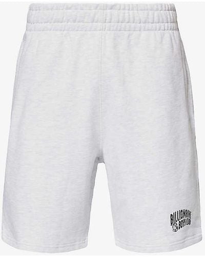 BBCICECREAM Small Arch Branded-print Cotton-jersey Shorts - White