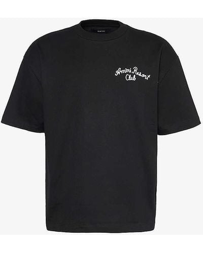 Amiri Resort Stretch-cotton Jersey T-shirt - Black