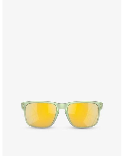 Oakley Oo9102 Holbrook Tinted-lens Acetate Sunglasses - Yellow