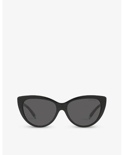 Tiffany & Co. Tf4196 Cat-eye Acetate Sunglasses - Gray