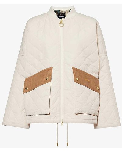 Barbour Bowhill Padded Shell Jacket - White