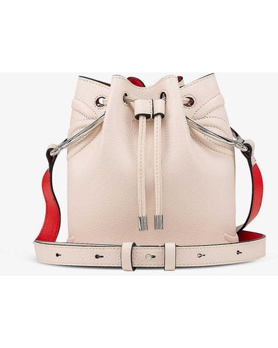 Christian Louboutin By My Side Leather Bucket Bag - Pink