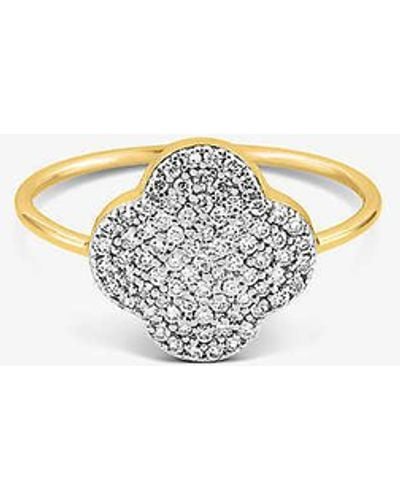 The Alkemistry X Morganne Bello 18ct Yellow-gold And 0.284ct Diamond Ring - White