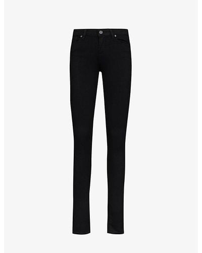 PAIGE Verdugo Ultra-skinny Mid-rise Jeans - Black