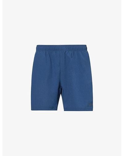 Björn Borg Essential Active Logo-print Stretch-recycled Polyester Shorts - Blue