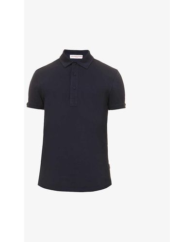 Orlebar Brown Sebastian Regular-fit Cotton-jersey Polo Shirt - Blue