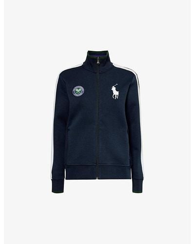 Polo Ralph Lauren X Wimbledon Cotton And Recycled-polyester Blend Jacket - Blue