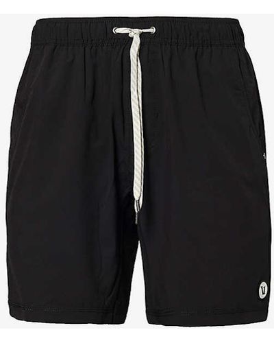 Vuori Kore Brand-patch Relaxed-fit Recycled Polyester-blend Shorts X - Black