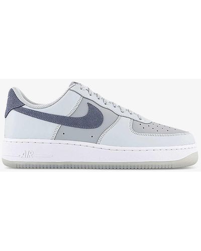 Nike black contrast swoosh air force 1 trainers cheap