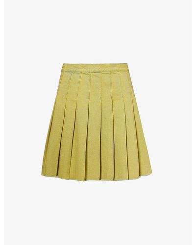 Levi's Levi's X Barbie Ferreira Pleated Denim Mini Skirt - Multicolour