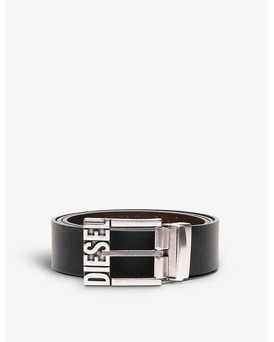 DIESEL B-shift Ii Reversible Leather Belt - Multicolor