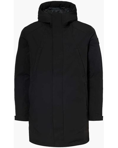 Sandbanks Terrace Brand-patch Regular-fit Stretch-recycled-polyester Jacket - Black