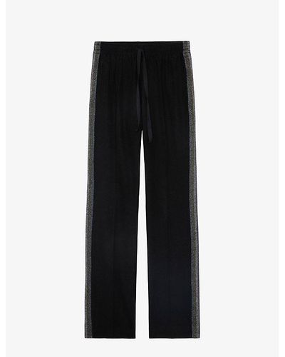 Zadig & Voltaire Zadig And Voltaire Pants In Gold Brocade, $268