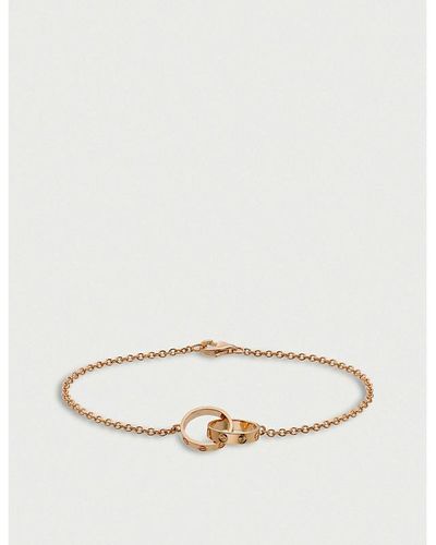 Cartier Love 18ct Rose-gold Bracelet - White