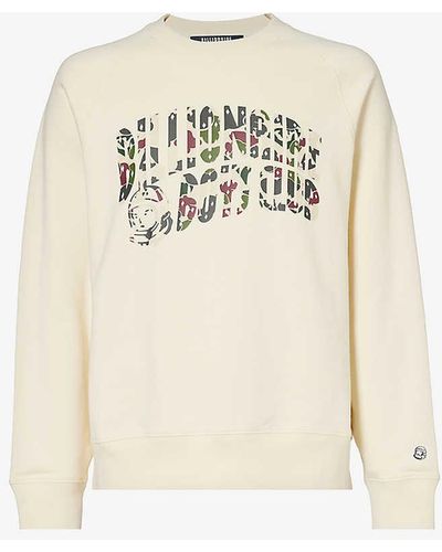 BBCICECREAM Camo Arch Graphic-print Cotton-jersey Sweatshirt - Natural