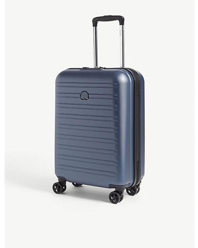 Delsey Segur 2.0 Four-wheel Cabin Suitcase - Blue
