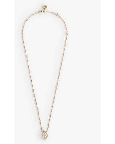Boucheron Serpent Bohème 18ct -gold And Diamond Pendant Necklace - White