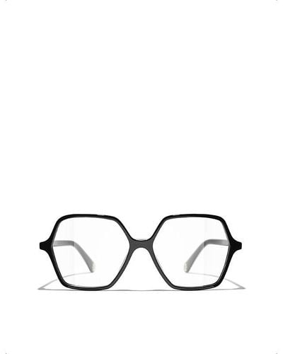 Chanel Square Eyeglasses - Black