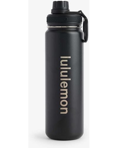 lululemon Back To Life Steel Water Bottle - Black
