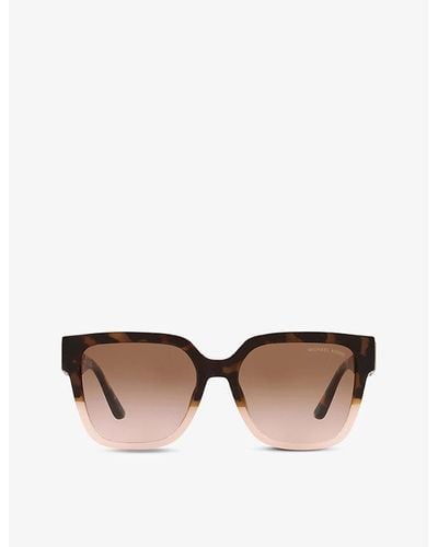 Michael Kors Mk2170u Karlie Square-frame Acetate Sunglasses - Pink