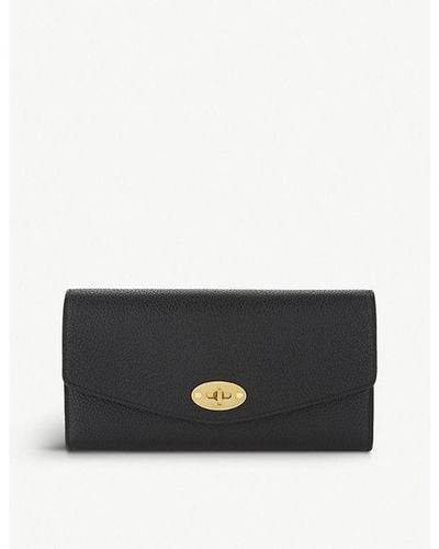Mulberry Darley Leather Wallet - Black