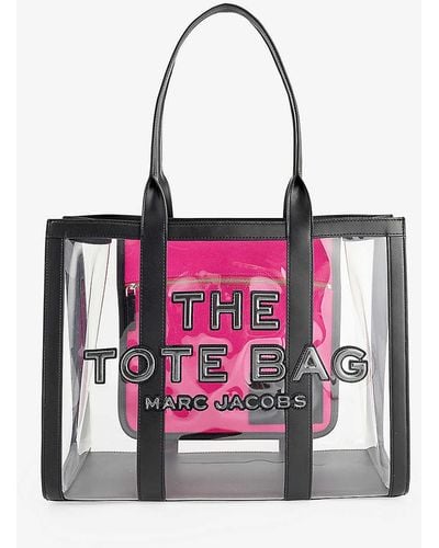 Marc Jacobs The Large Tote Pvc Tote Bag - Pink