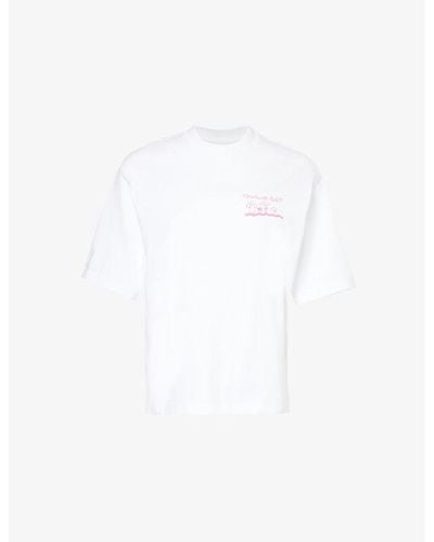 Carhartt Kainosho Graphic-print Cotton-jersey T-shirt - White
